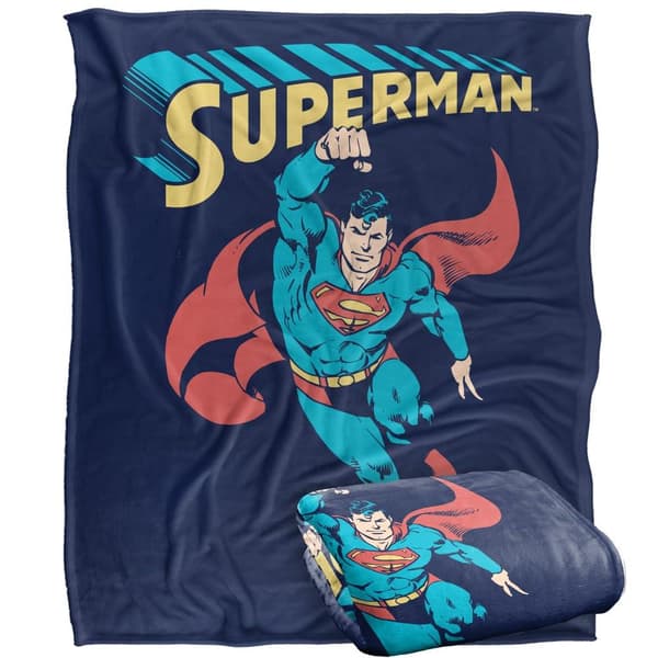 Superman Superhero Soft Touch Blanket
