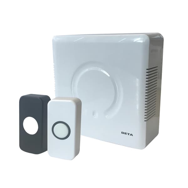 Deta Vimark Wired Door Bell Chime And Push Kit