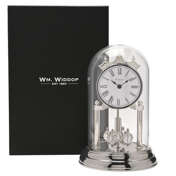 Wm.Widdop Roterande Pendel Jubileumsklocka - Silver