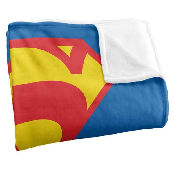 Superman 1993 Shield Soft Touch Blanket