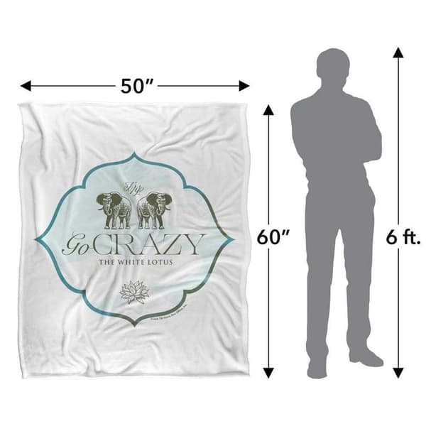 The White Lotus Go Crazy Soft Touch Blanket