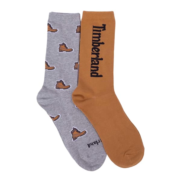 Timberland Herrstrumpor med tryck (2-pack)