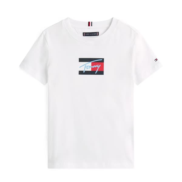 Tommy Hilfiger Lasten Script Logo T-paita