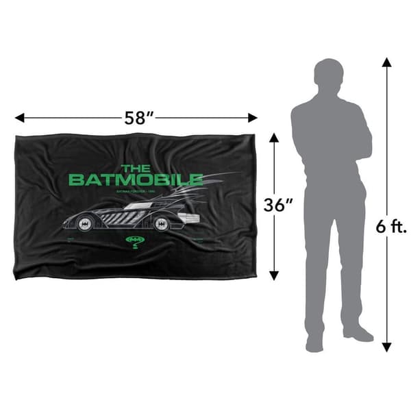 Batman Forever Batmobile Blanket