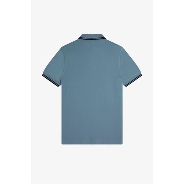 Fred Perry Pikétröja med dubbla ränder för män