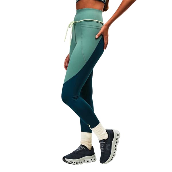 Red Run Dam/Dam Skyline Högmidjade Leggings