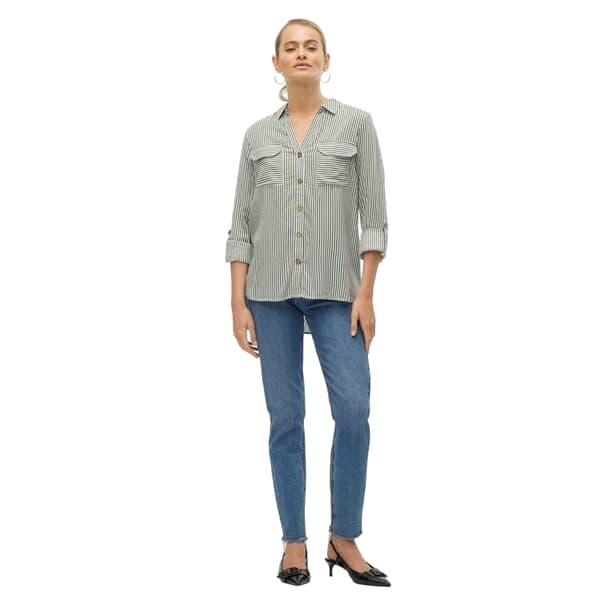 Vero Moda Dam/Kvinnor Vanlig Långärmad Skjorta