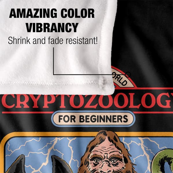 Steven Rhodes Cryptozoology For Beginners Soft Touch Blanket