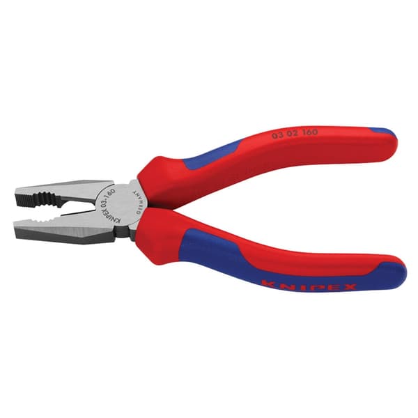 Knipex 03 02 Series Combination Pliers, Multi-component Grip