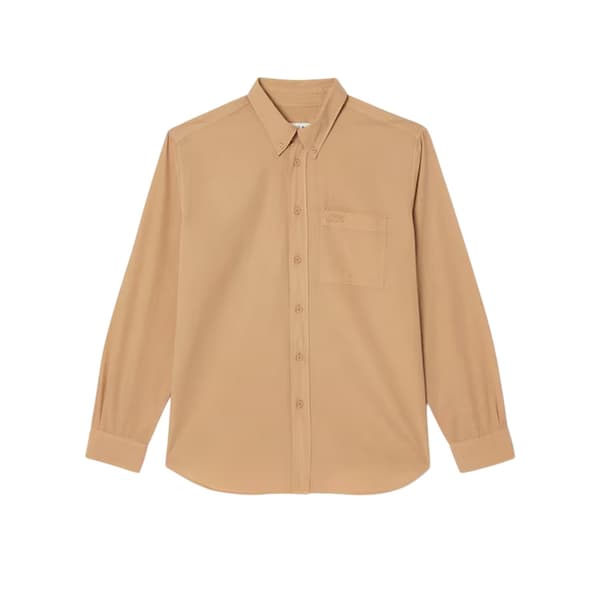 Lacoste Mens Regular Long-Sleeved Button-Down Shirt