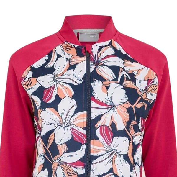 Head Womens/Ladies Floral Pattern Raglan Track Jacket