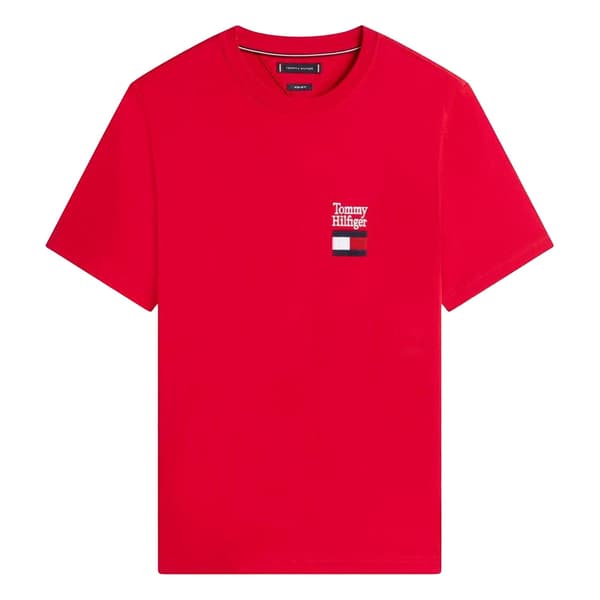 Tommy Hilfiger Herr Stack Logo T-shirt
