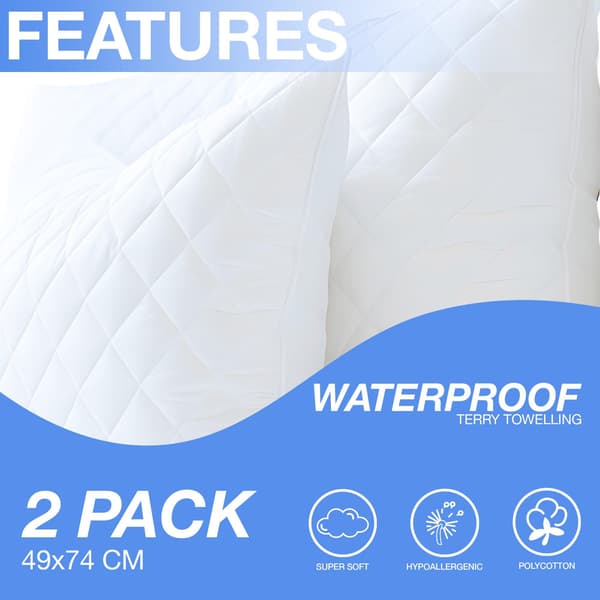 K Collection Quiltat Kuddfodral (2-pack)