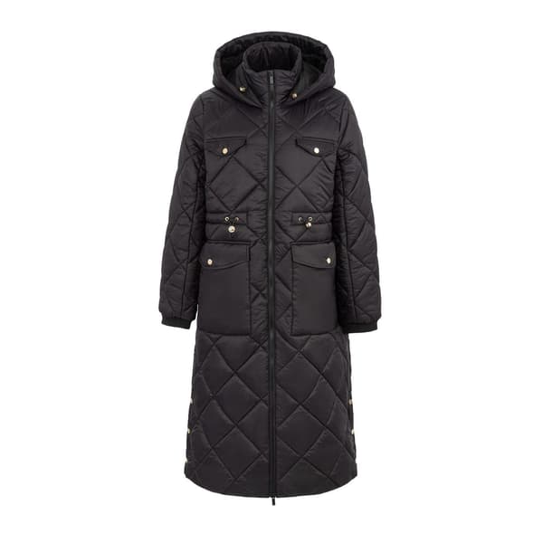 Firetrap Dam Diamond Quilt Lång Jacka