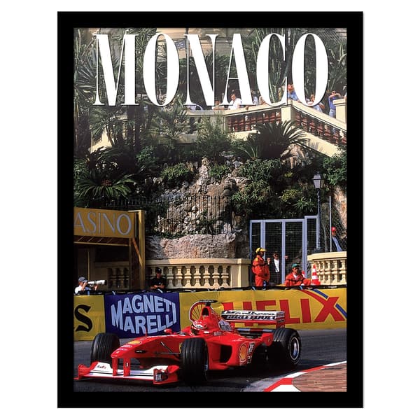 Grand Prix Monaco Framed Poster