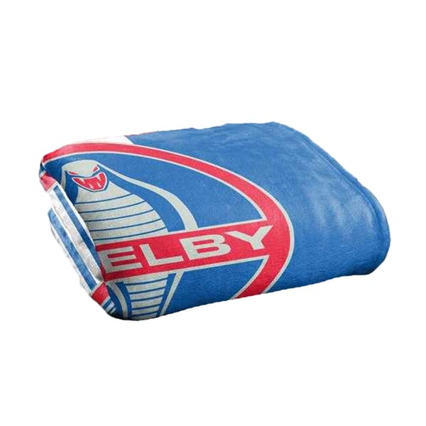 Carroll Shelby Silky Racing Stripe Supersoft Blanket