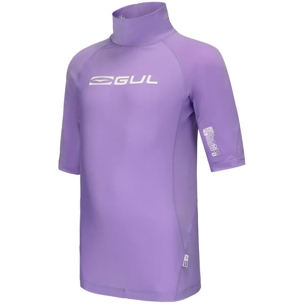 Gul Kortärmad Rash Guard för Barn