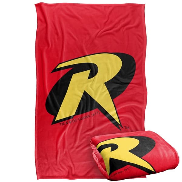 Batman Robin Logo Blanket
