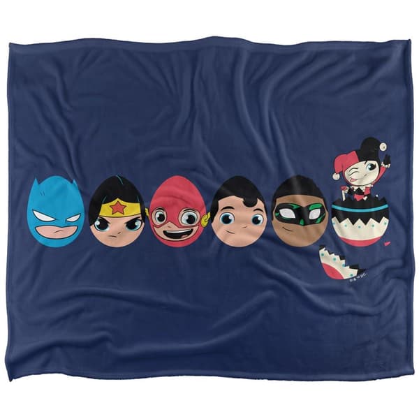 DC Comics Super Friends Easter Egg Throw