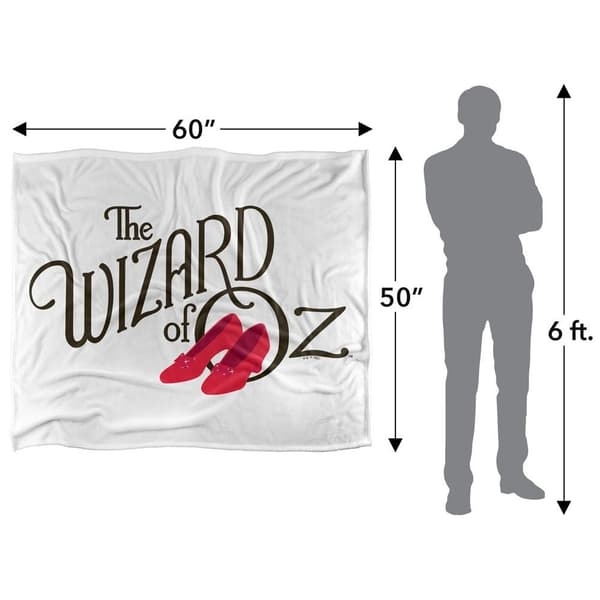 The Wizard Of Oz Vector Soft Touch Logo Blanket