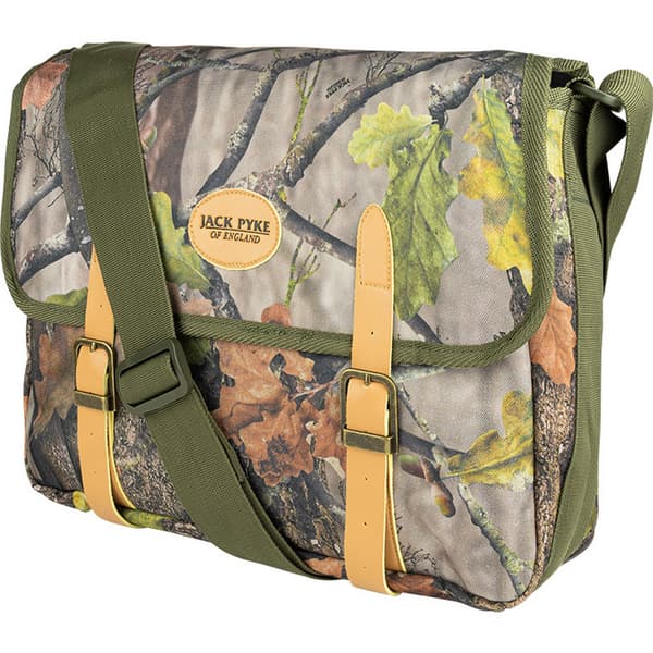 Jack Pyke Oak Leaf Leather Trim Camo Shoulder Bag