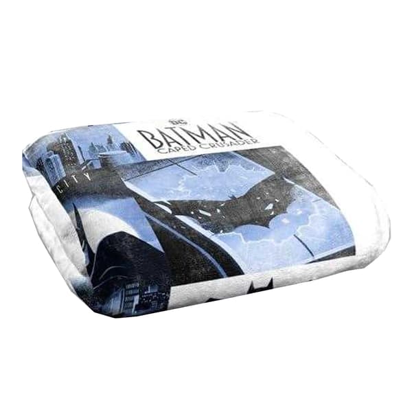 Batman: Caped Crusader Gotham City Square Blanket