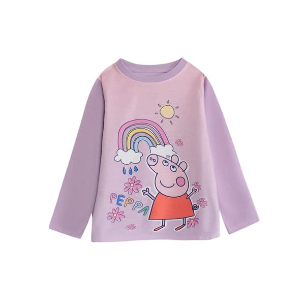 Peppa Pig Pyjamas för flickor med lång ärm (2-pack)