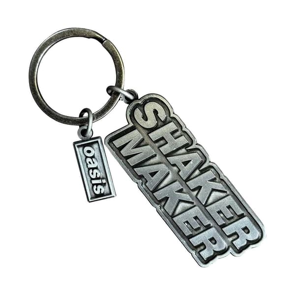Oasis Shakermaker Decca Logo Keyring
