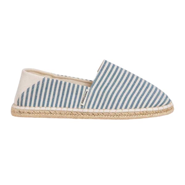 Jack And Jones Mens Striped Canvas Flat Espadrilles
