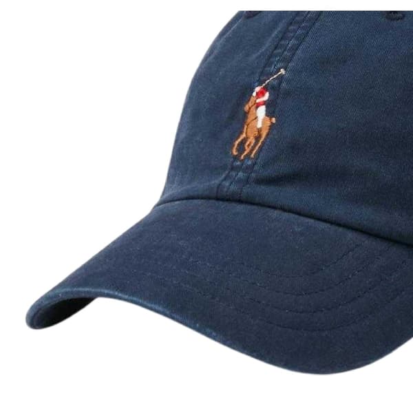 Ralph Lauren Leather Trim Sport Cap