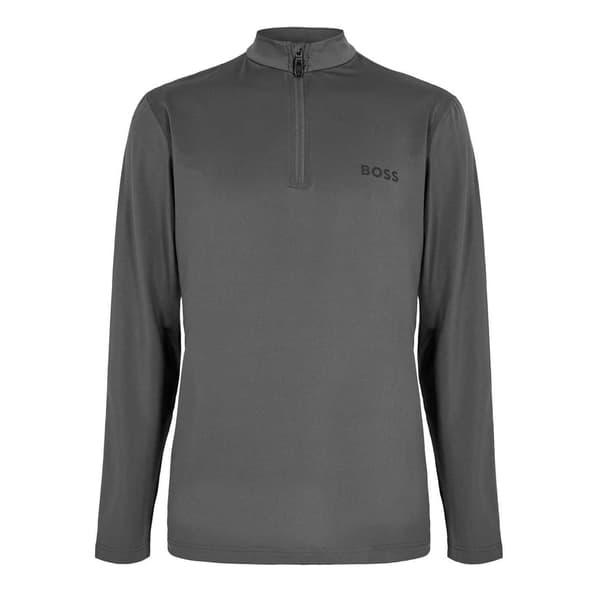 Boss Herr Performance Quarter Zip Långärmad Topp