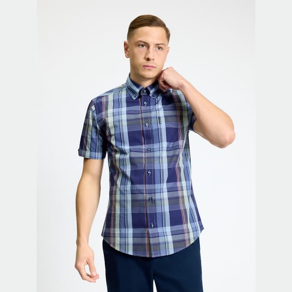 Ben Sherman Block Check skjorte til mænd