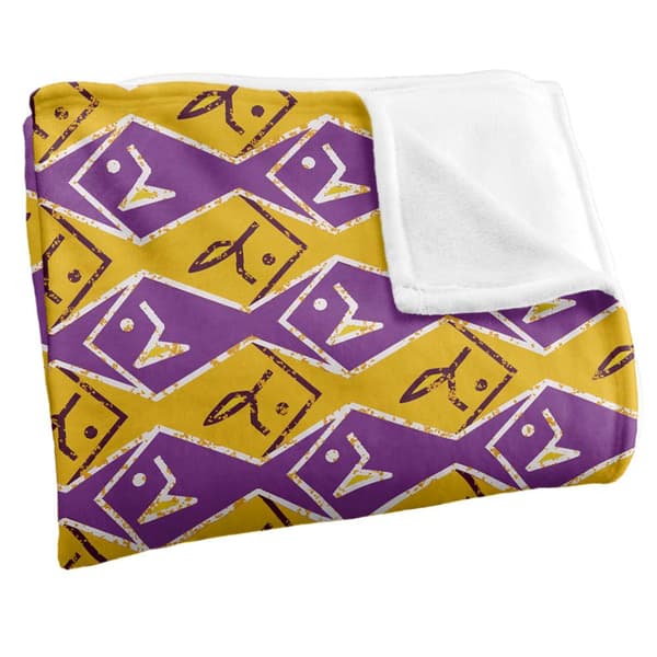 JQ Licensing Silky Patterned Fishing Supersoft Blanket