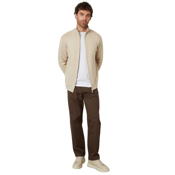 Threadbare Herr Wynnstay Stickad Kofta med Hel Dragkedja