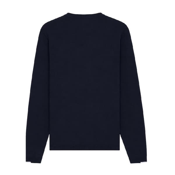 Boss Herrtröja med broderad logotyp och rund hals