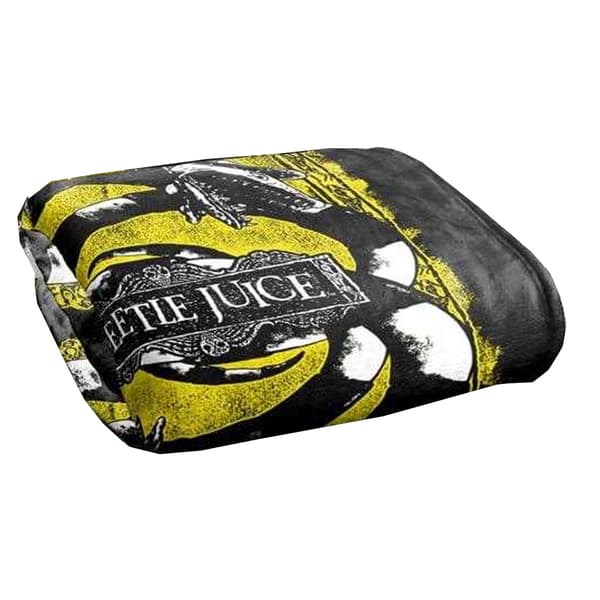 Beetlejuice We Got Worms Polyester Soft Touch Blanket