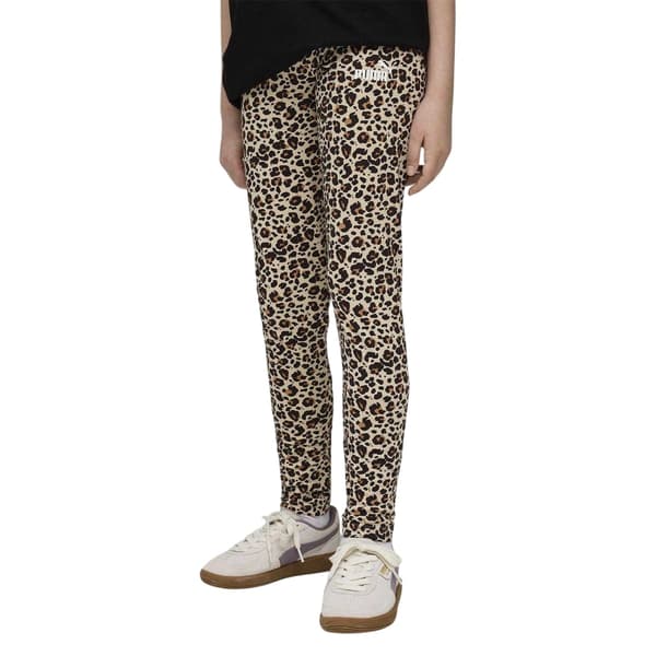 Puma Leopardmönstrade Tights för Flickor