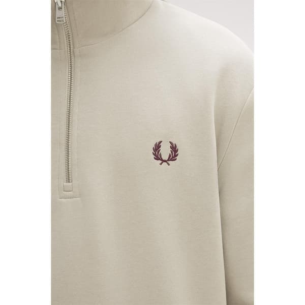 Fred Perry Herr Logo Half Zip Tröja