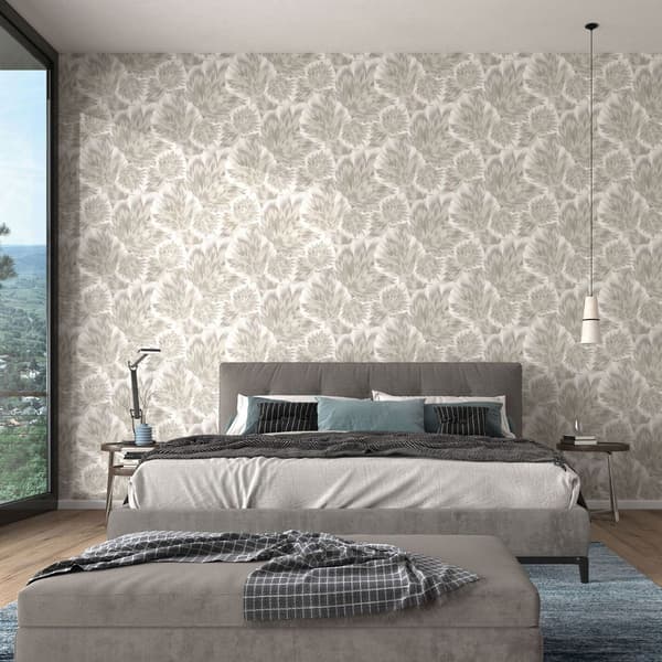 Erismann Bliss Blommig Texturerad Vinyltapet
