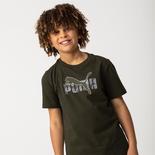 Puma Lasten Essentials Lab Logo T-paita