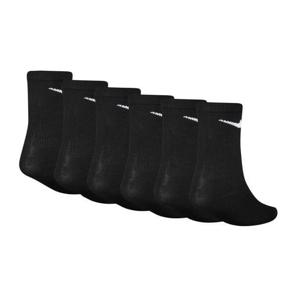 Nike Barn/Kids Logotyp Crew Strumpor (6-pack)