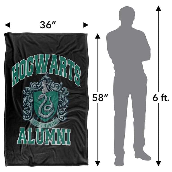 Harry Potter Hogwarts Alumni Slytherin Blanket