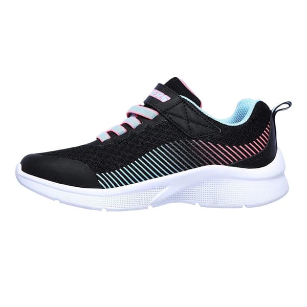 Skechers Flickor Microspec Diagonal Stripe Träningsskor