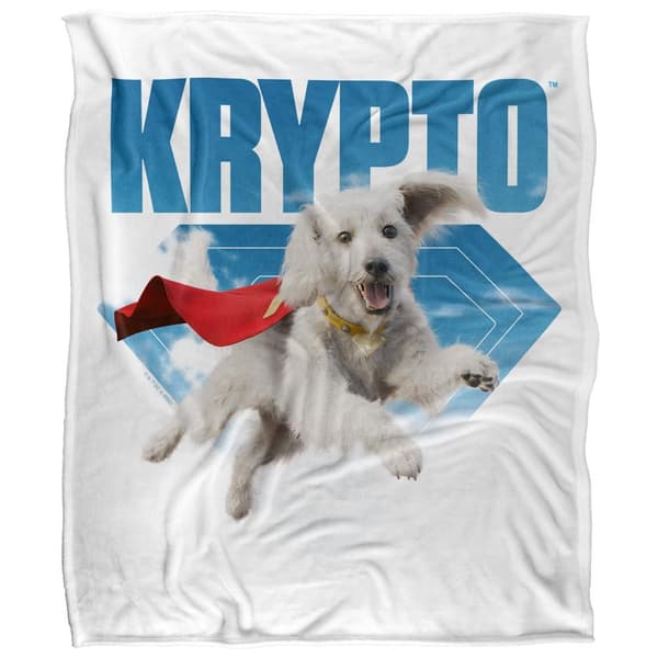 Superman Soft Jump Krypto Blanket