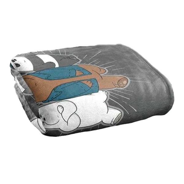 We Bare Bears Silky Jacket Supersoft Blanket