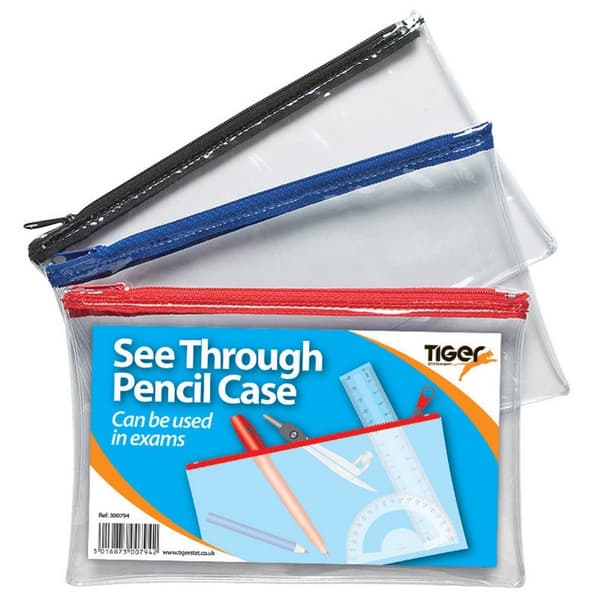 Tiger Stationery Flat Pencil Case