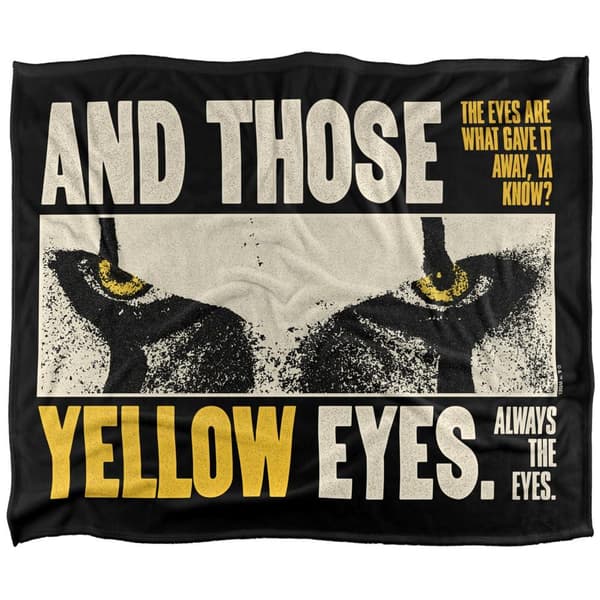 It: Welcome To Derry Those Yellow Eyes Soft Touch Blanket