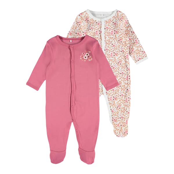 Name It Baby Flickor Långärmad Pyjamas (2-pack)