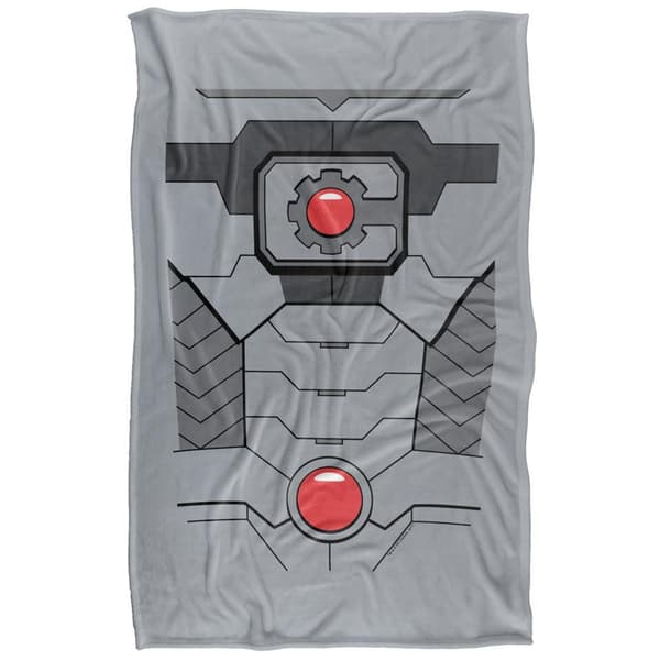 Justice League Cyborg Uniform Soft Touch Blanket