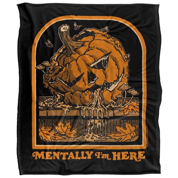 Steven Rhodes Mentally I´m Here Soft Touch Blanket
